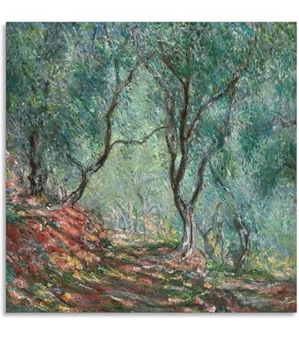 Amazon.co.jp: 世界の名画 モネの家の庭 アイリス ジークレー技法高級